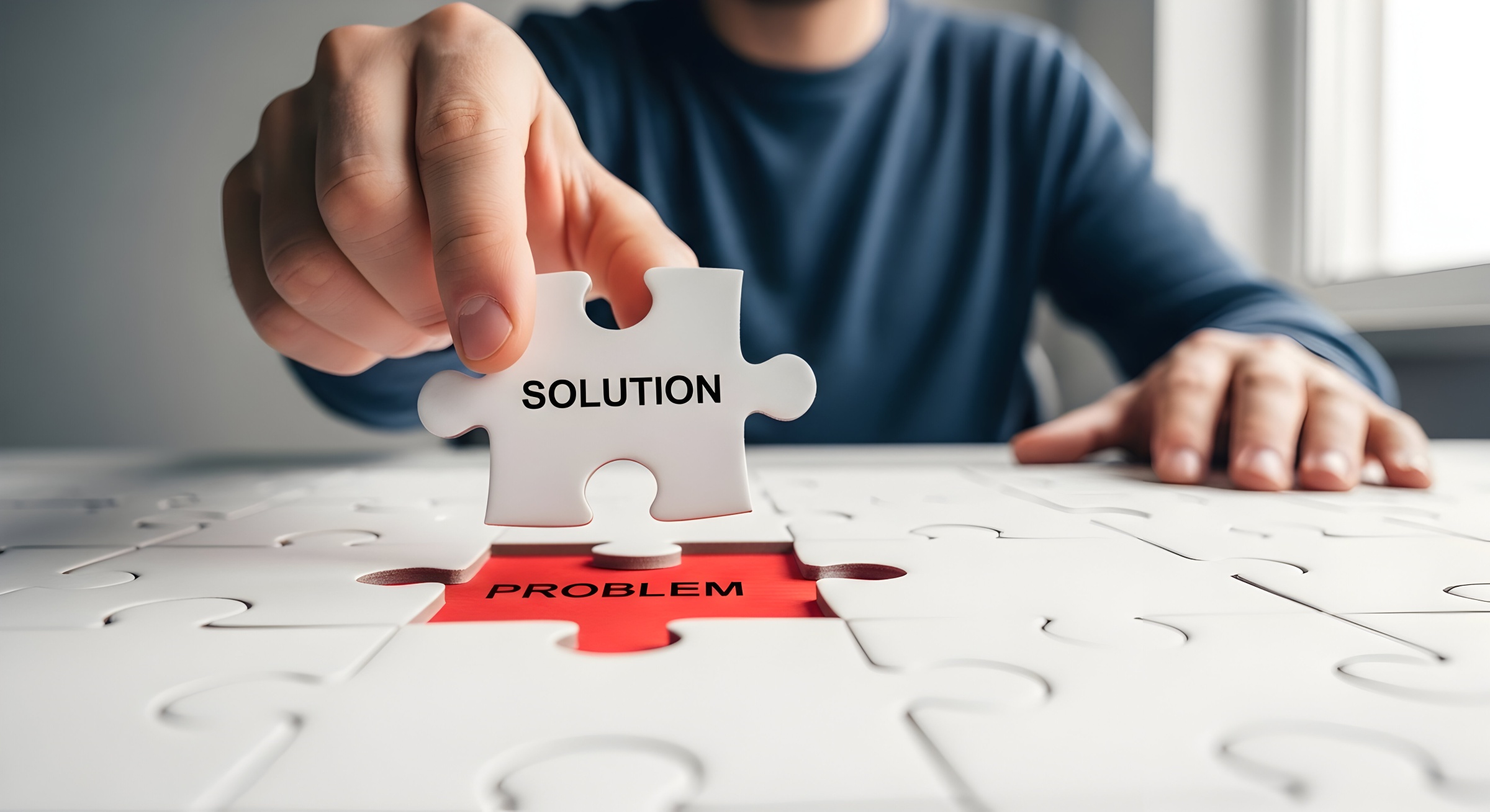 Problem Solution Puzzle Pieces